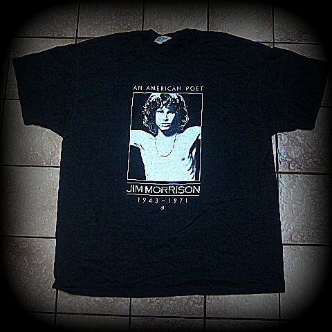 Doors / Jim Morrison - American Poet- Two Sided Printed -T-Shirt